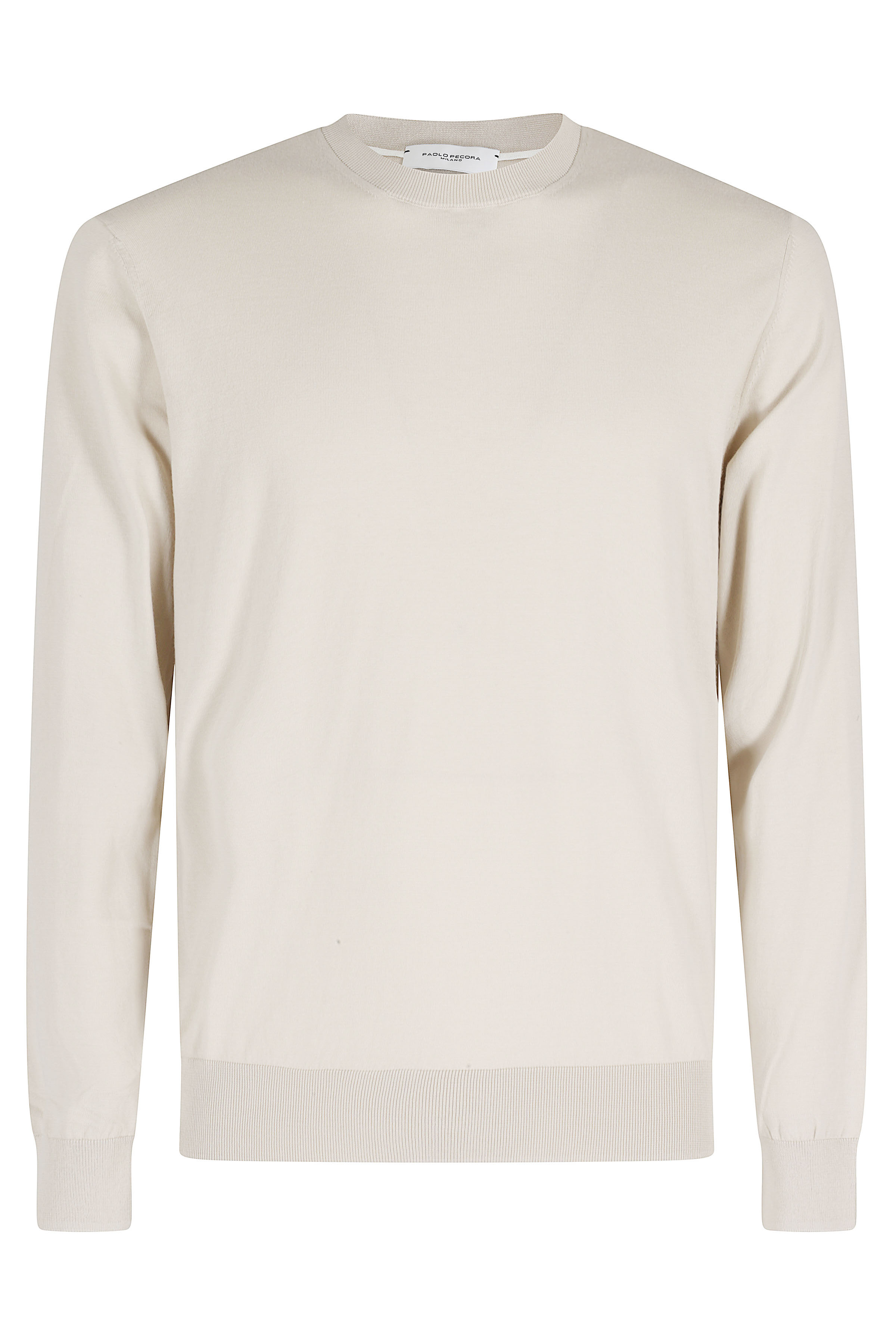 Paolo Pecora Men's Brown Maglia Girocollo Cotone