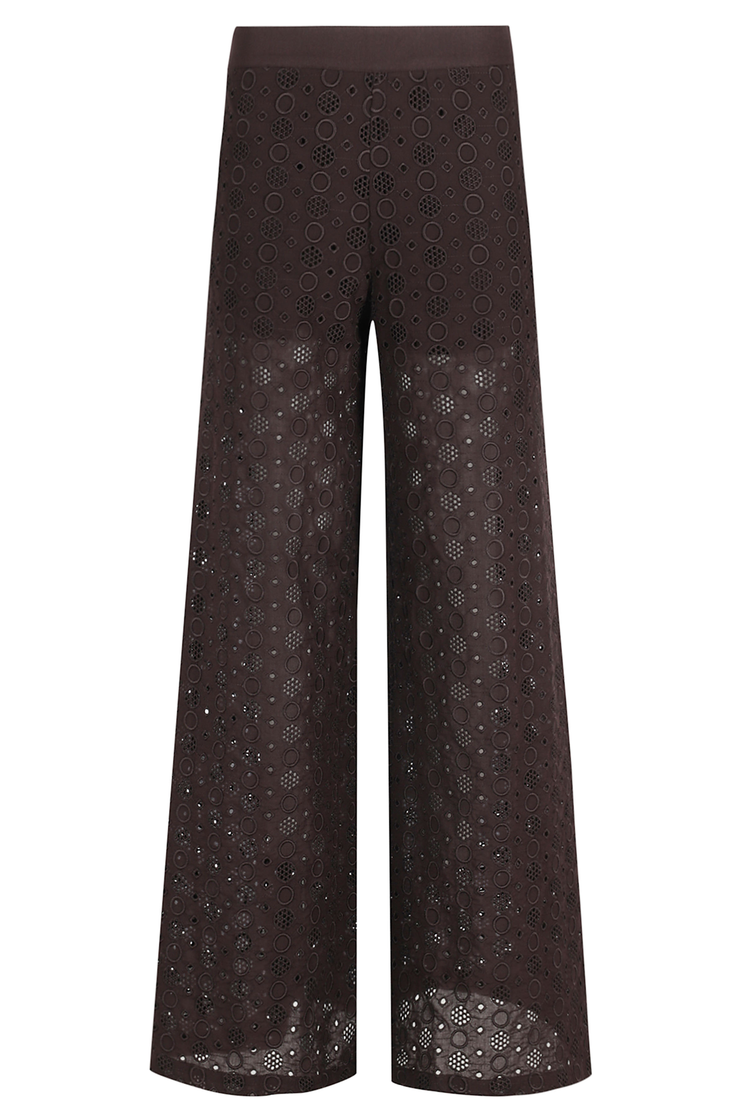 Pinko Women's Brown Kimmy Pantalone Cotone Pantaloni