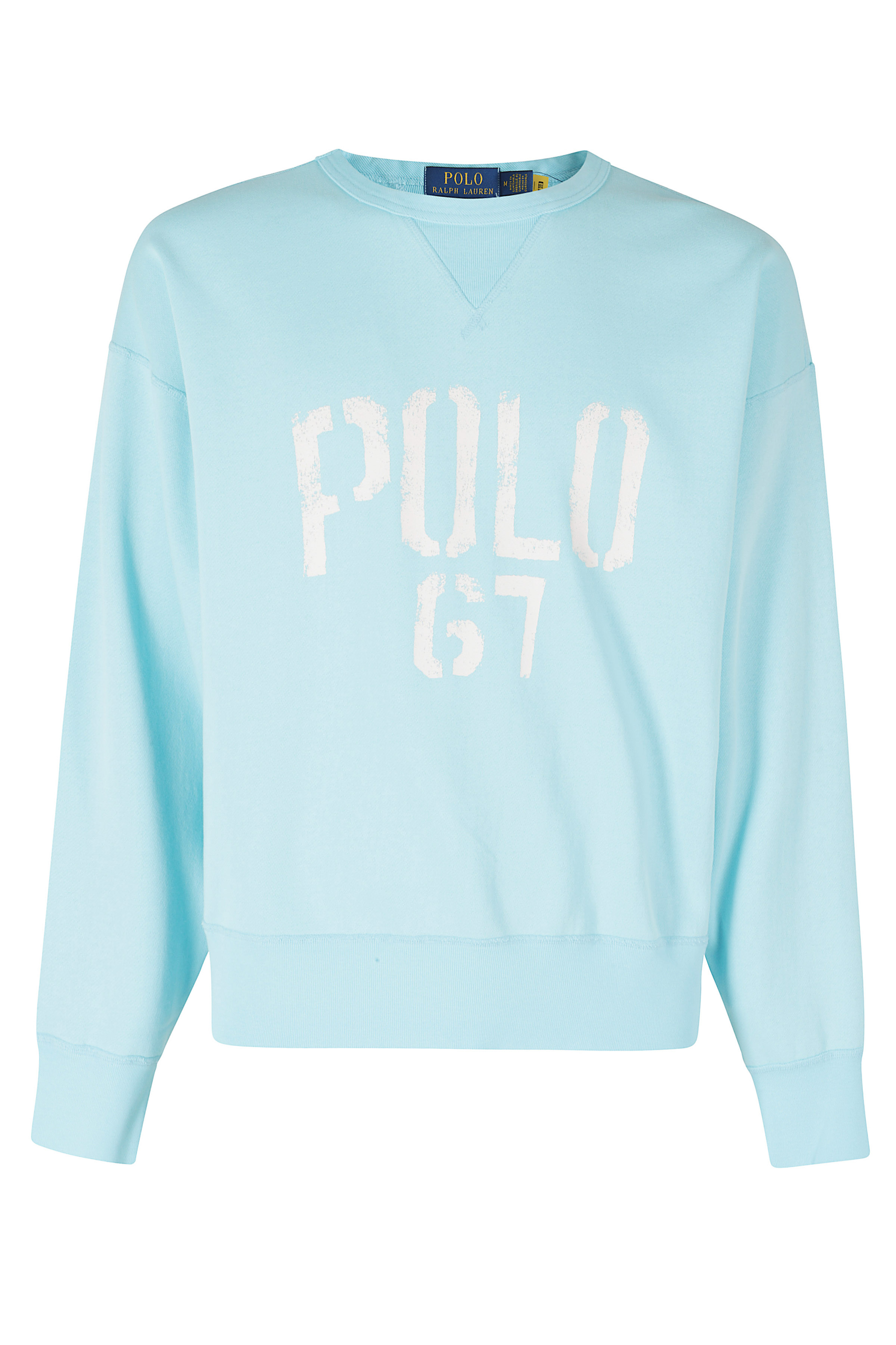 Polo Ralph Lauren Men's Blue Sweatshirt Cotone Felpa
