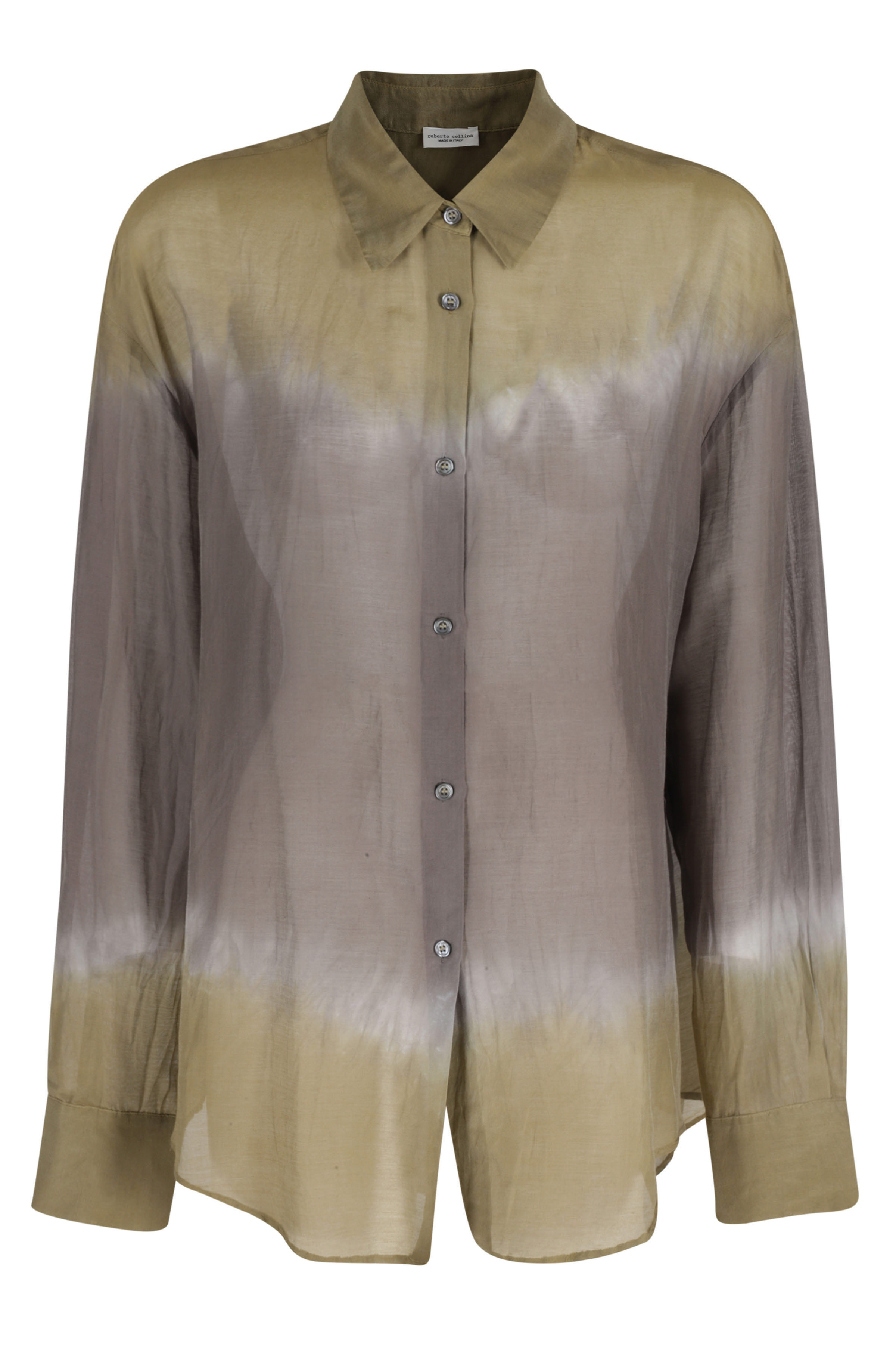 Roberto Collina Women's Multicolour Camicia Ml Cotone Seta