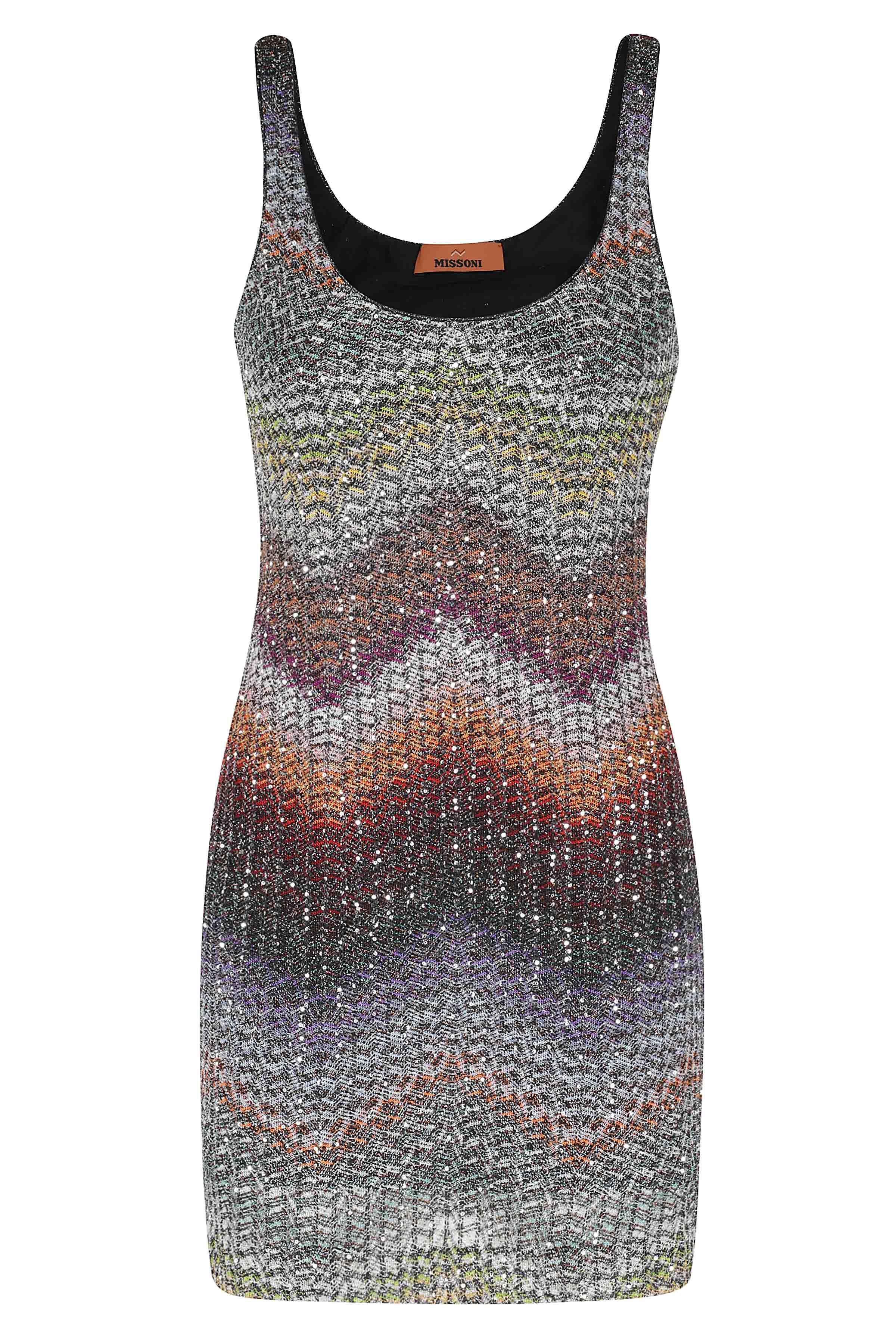 Missoni Women's Multicolour Caperdoni Short Dress Viscosa Abito