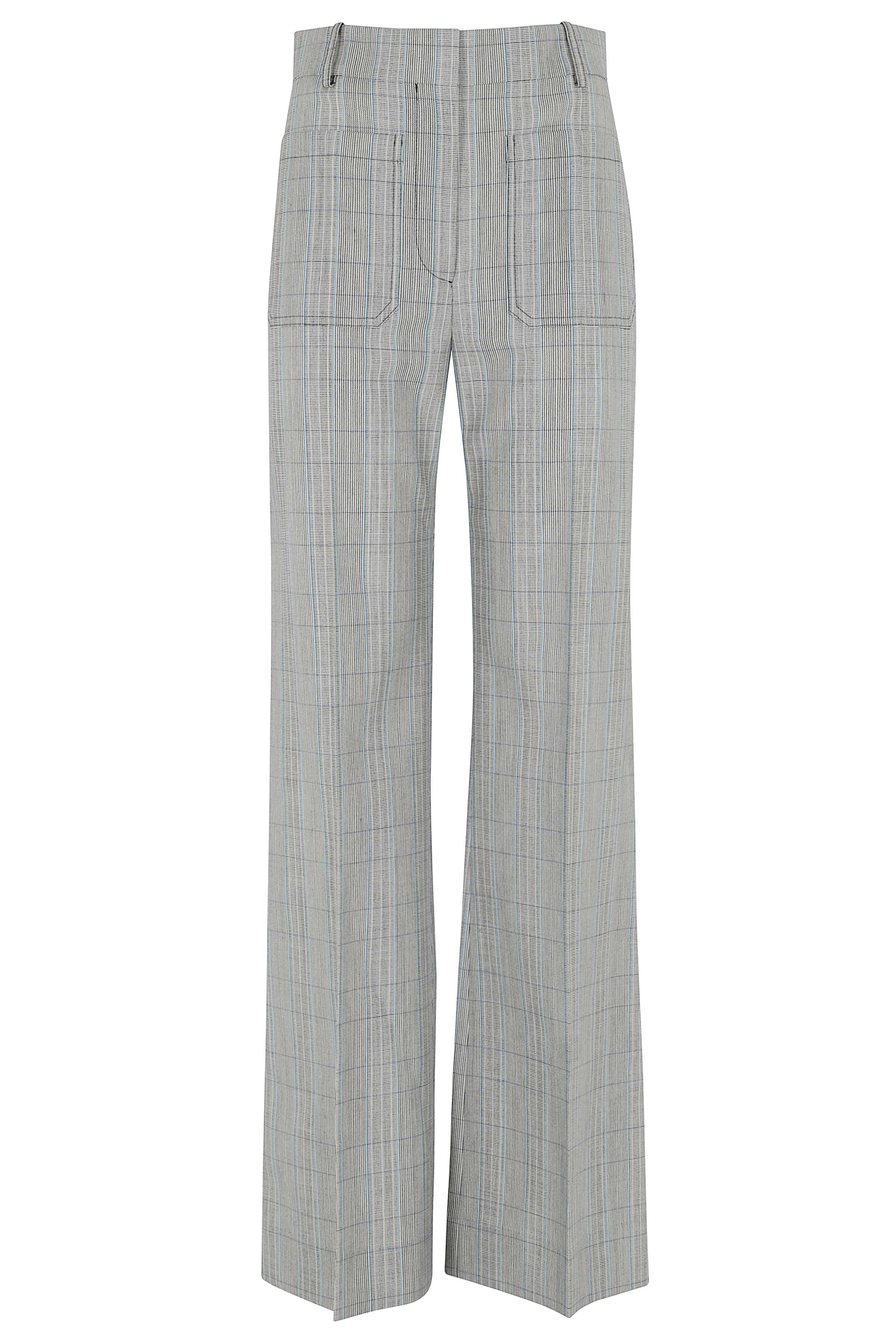 Victoria Beckham Women's Grey Alina Trouser Pantaloni