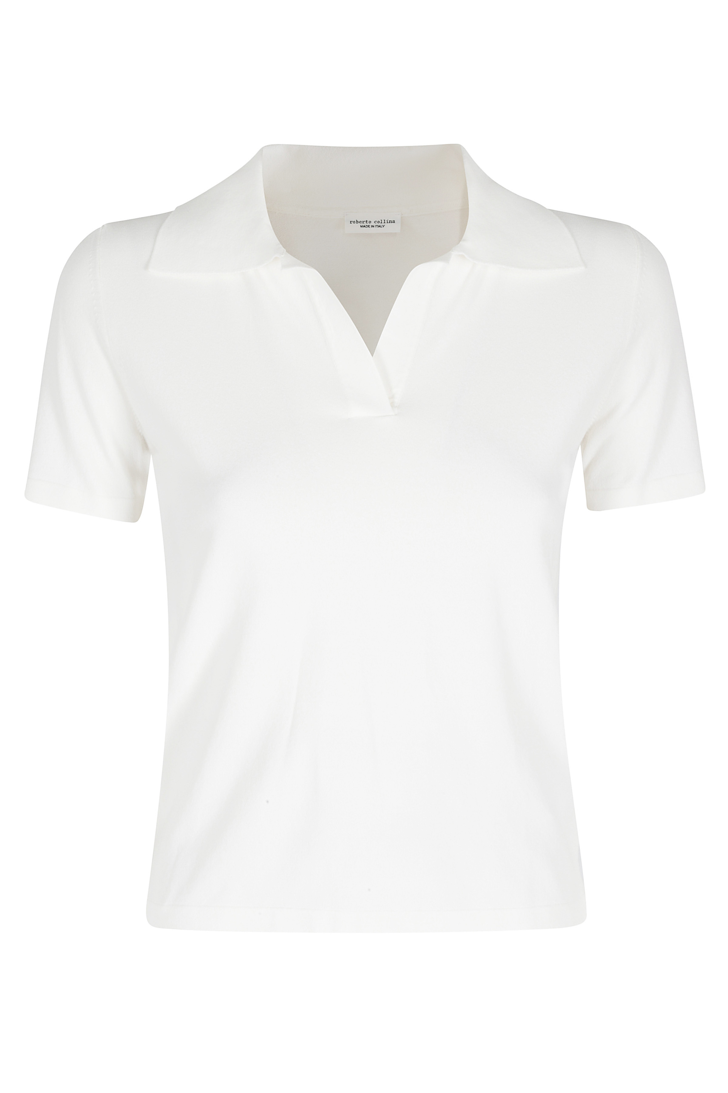 Roberto Collina Women's Nude & Neutrals Polo Mc Viscosa Poliestere