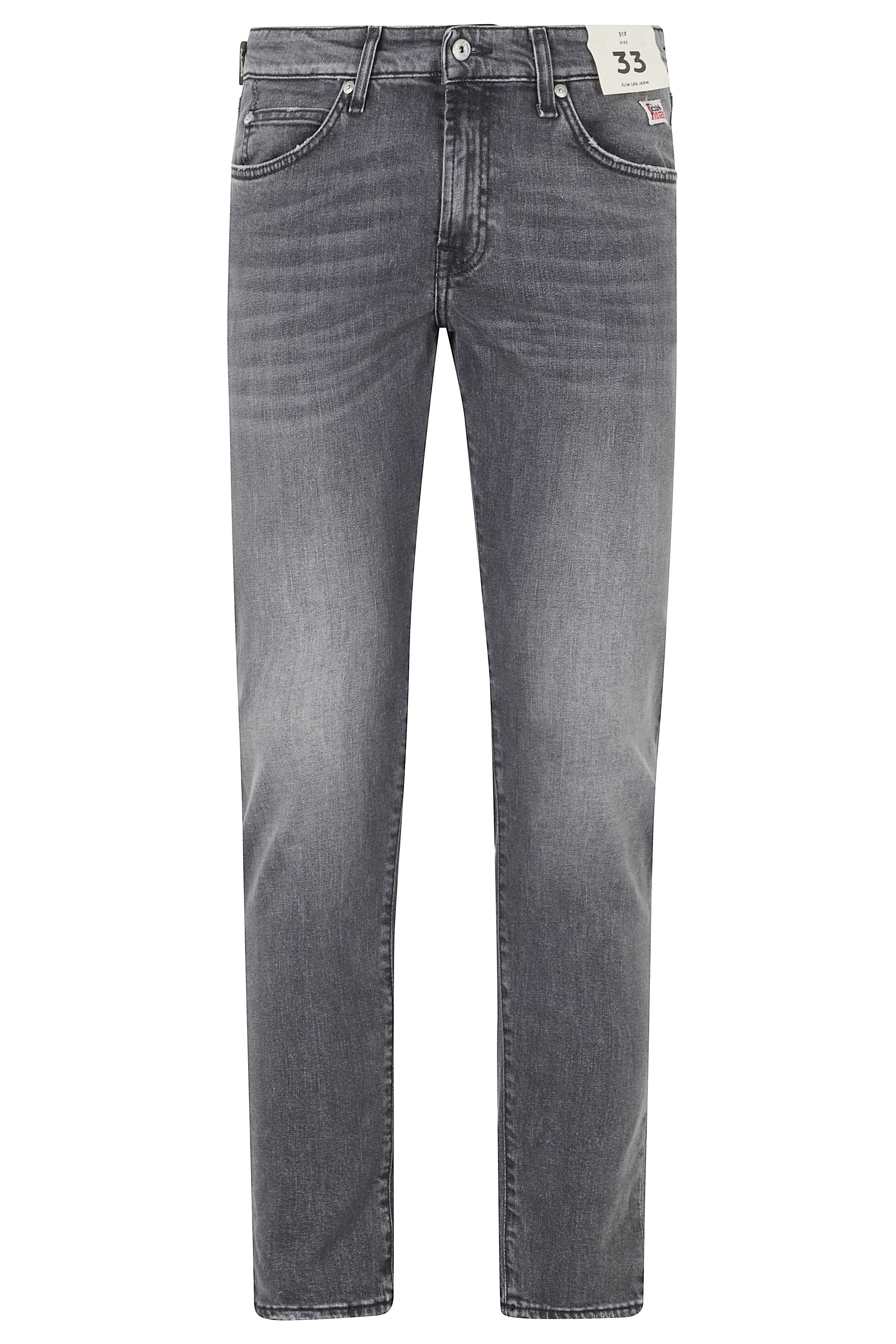 Roy Rogers Men's Black 517 Kim Denim Cotone Elastan Jean