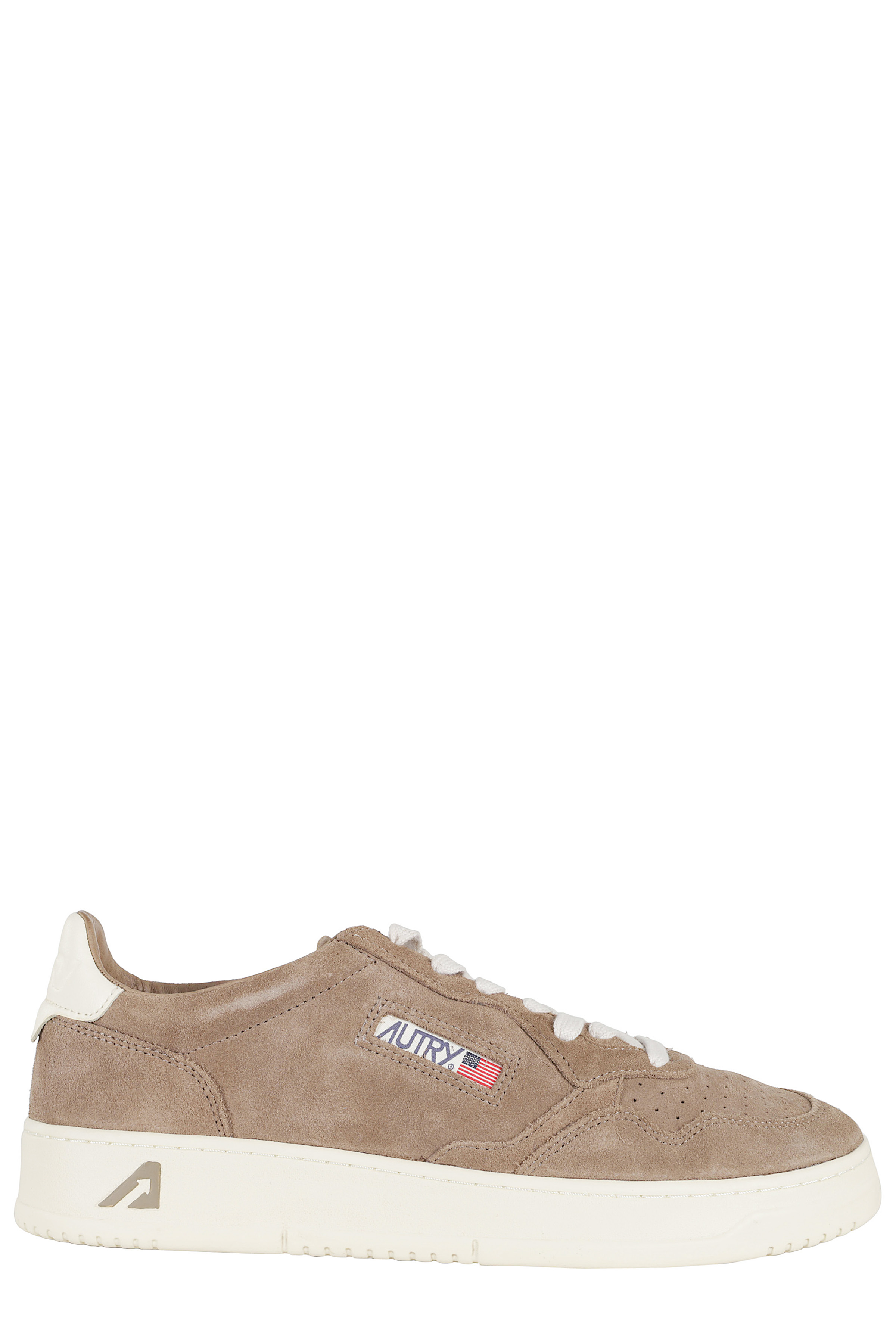 Autry Men's Brown Medalist Low Pelle Calzature