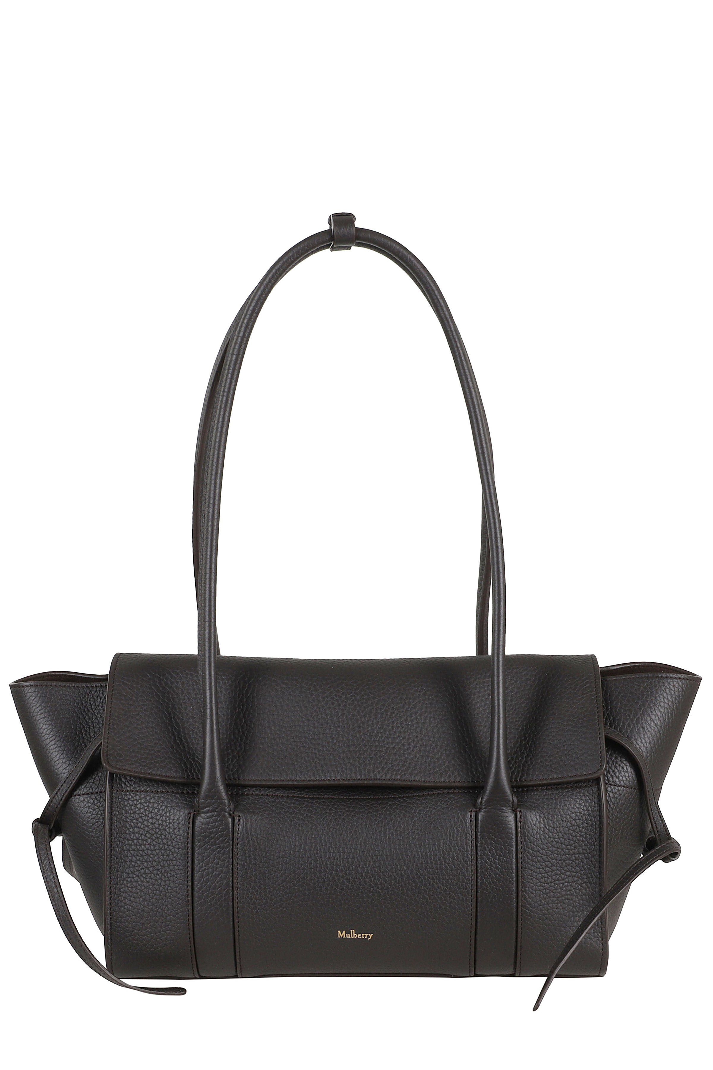 Mulberry Women's Black Small Soft Bayswater Heavy Grain Leather Borsa