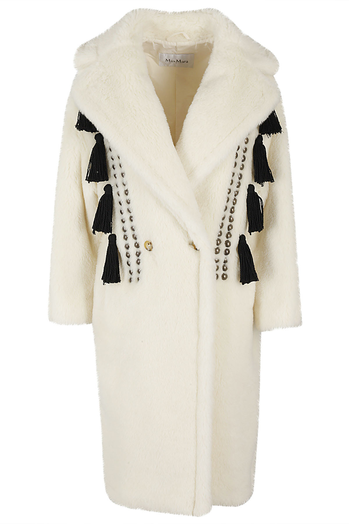 Max Mara Women's White Demetra Cappotto