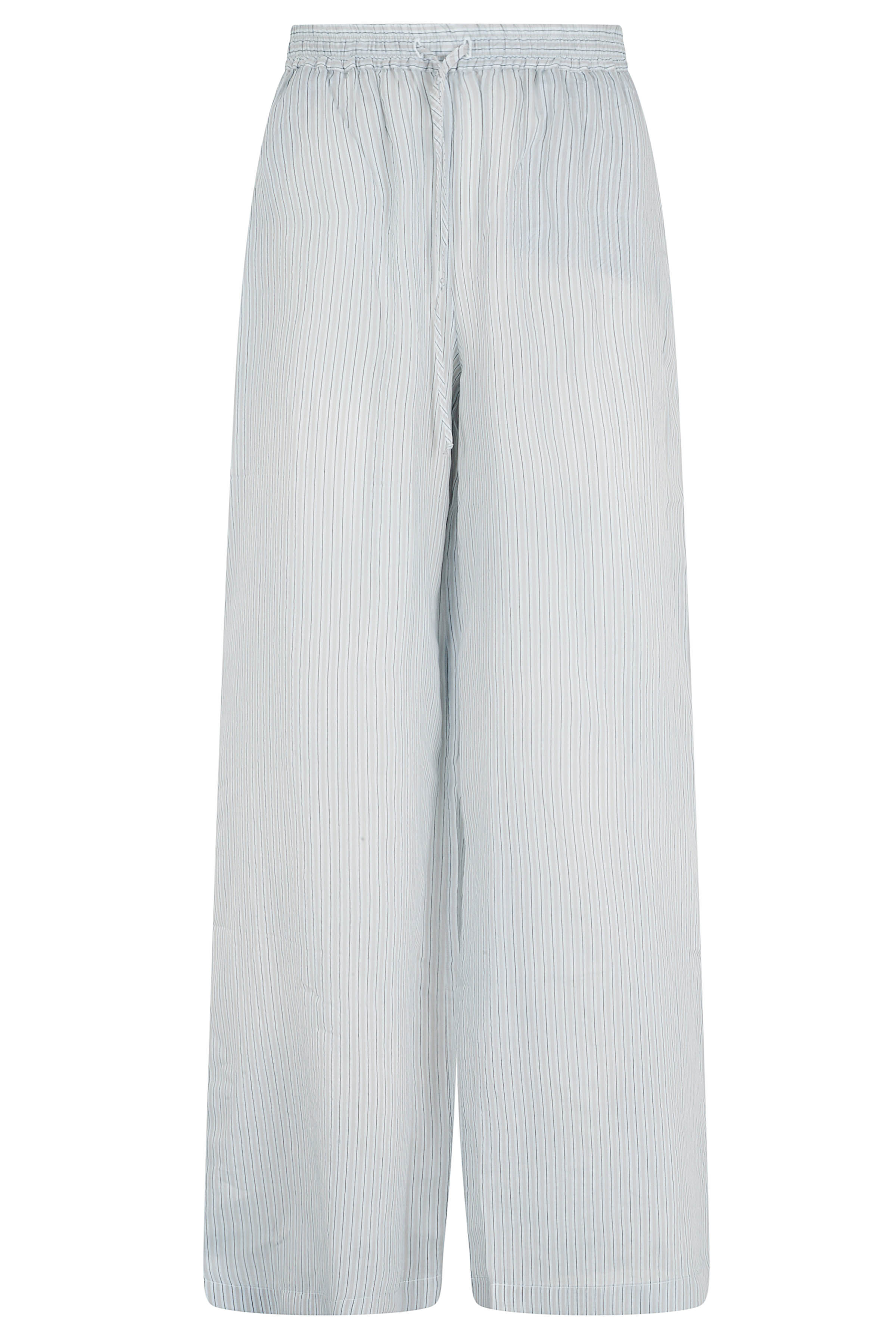 Roberto Collina Women's Blue Pantalone Cotone Seta Pantaloni