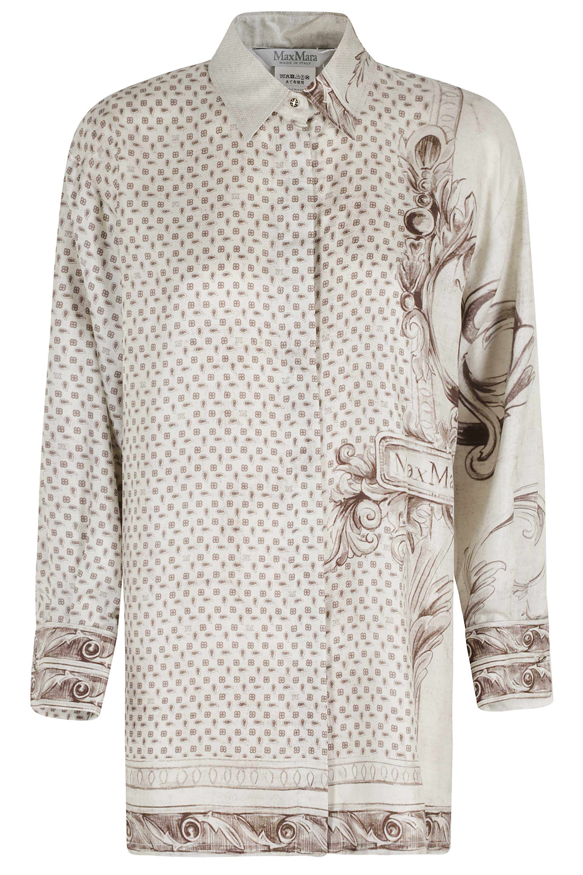 Max Mara Women's Nude & Neutrals Grado Seta Camicia