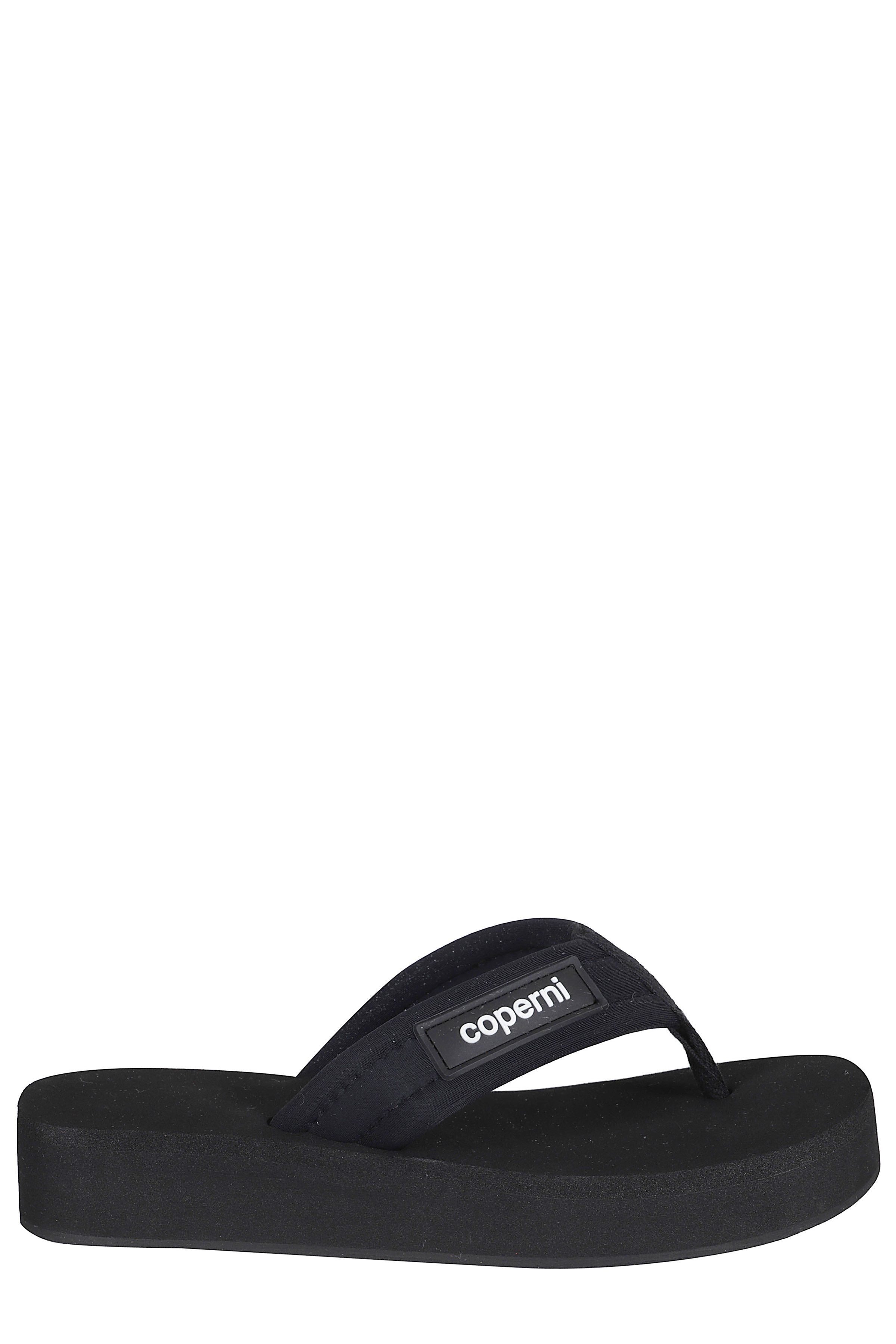 Coperni Women's Black Foam Flip Flops Polyamide Calzature